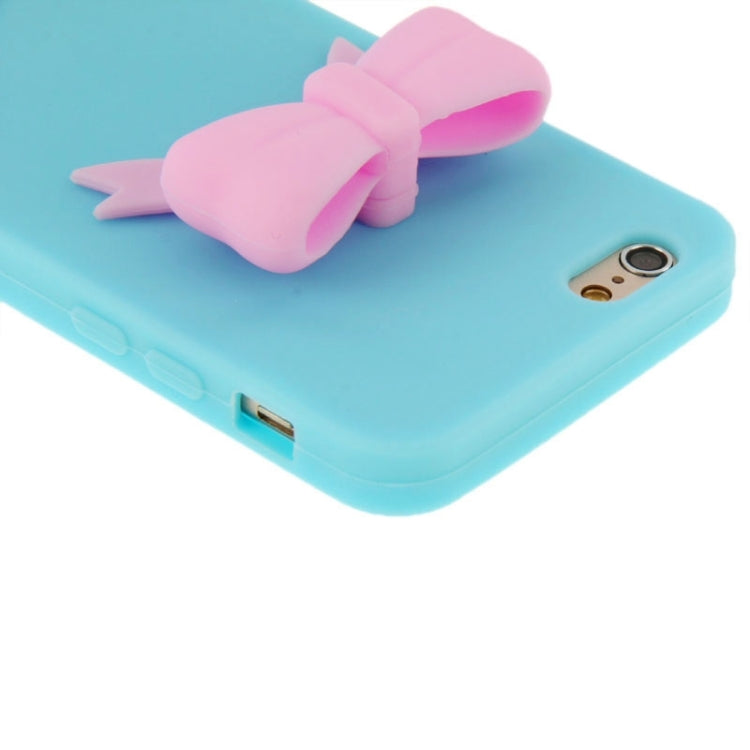 Stereoscopic Bowknot Silicone Protective Case for iPhone 6
