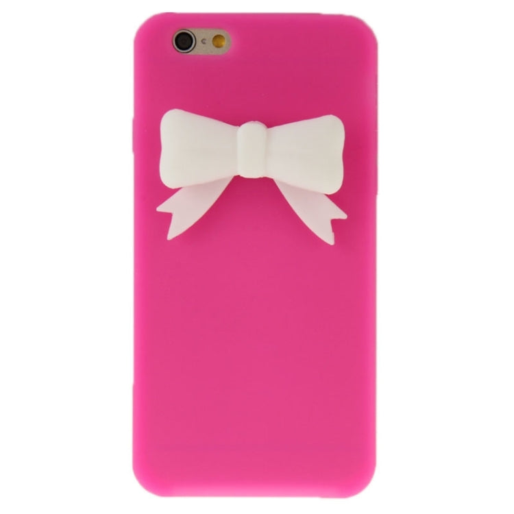 Stereoscopic Bowknot Silicone Protective Case for iPhone 6