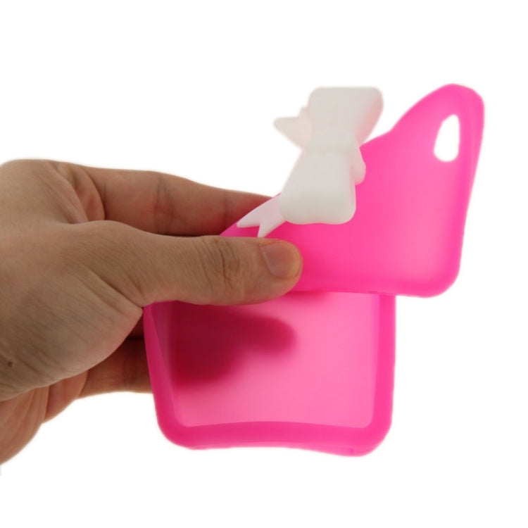 Stereoscopic Bowknot Silicone Protective Case for iPhone 6