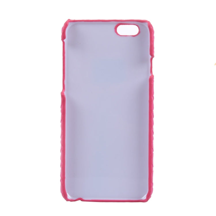 Grid Texture & Stereoscopic Pendant Plastic Case for iPhone 6 & 6S