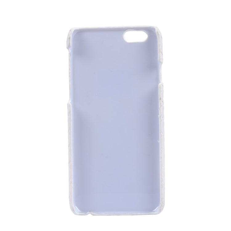 Grid Texture & Stereoscopic Pendant Plastic Case for iPhone 6 & 6S