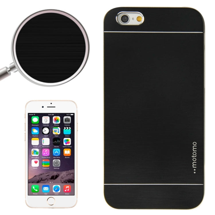 2 in 1 Brushed Texture Metal & Plastic Protective Case for iPhone 6 & 6S