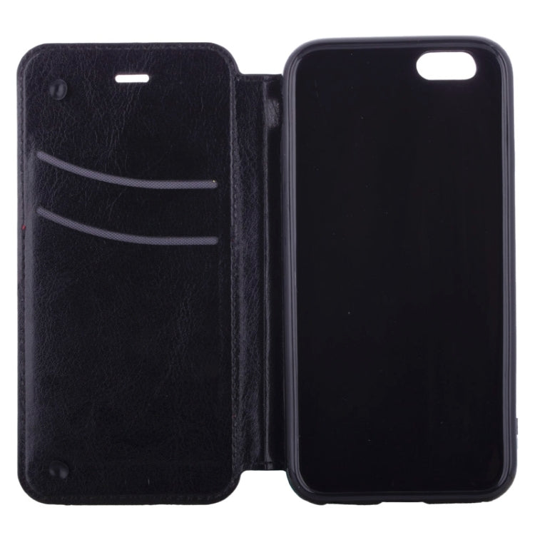 Strawberries Pattern Horizontal Flip Leather Case with Card Slots & Holder for iPhone 6 & 6S