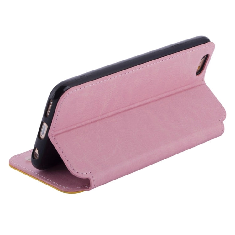 Strawberries Pattern Horizontal Flip Leather Case with Card Slots & Holder for iPhone 6 & 6S
