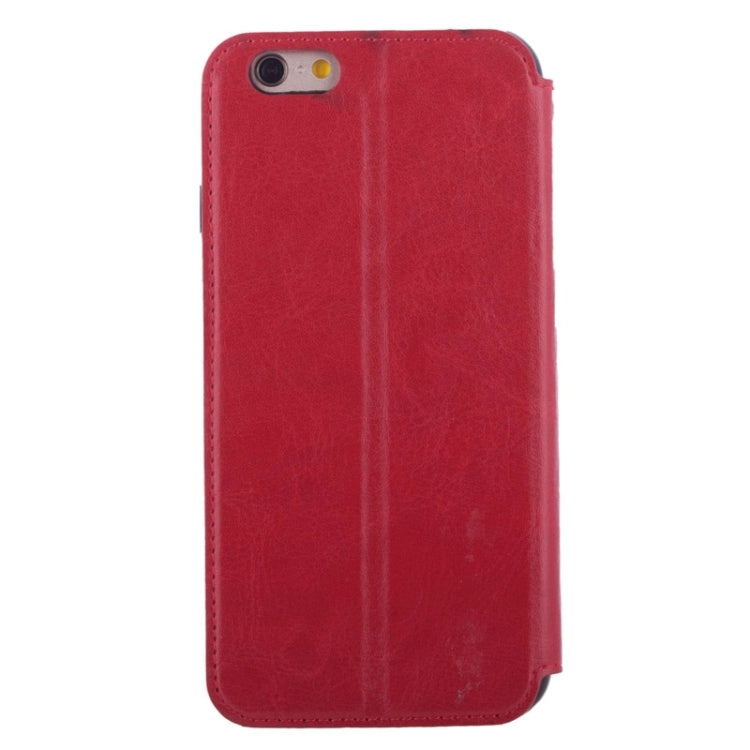 Strawberries Pattern Horizontal Flip Leather Case with Card Slots & Holder for iPhone 6 & 6S
