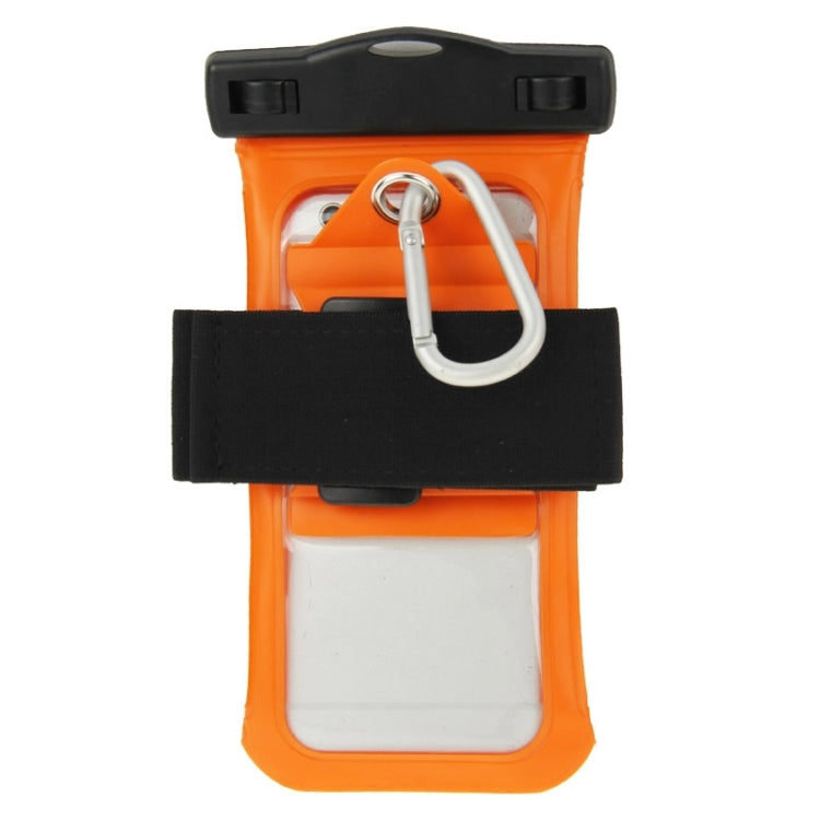 Universal IPX8 Certified to 10m Waterproof Carrying Case with Touch Responsive Front & Arm Band for iPhone 6 & 6S(Orange)