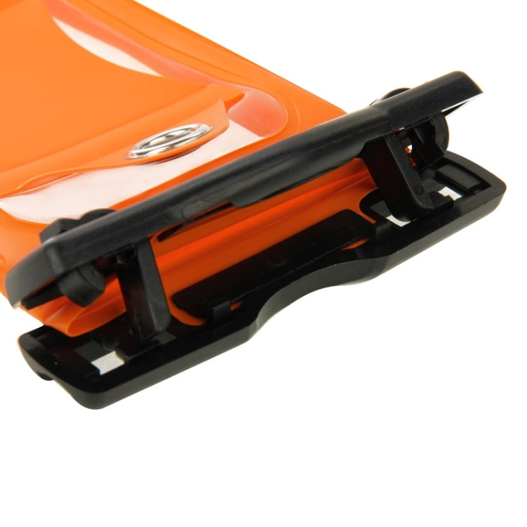 Universal IPX8 Certified to 10m Waterproof Carrying Case with Touch Responsive Front & Arm Band for iPhone 6 & 6S(Orange)