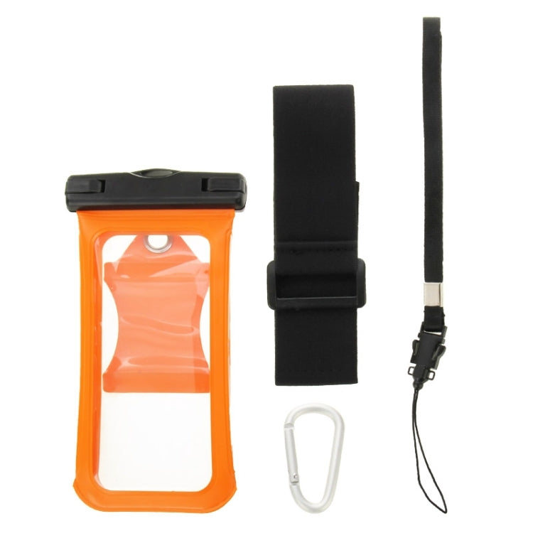 Universal IPX8 Certified to 10m Waterproof Carrying Case with Touch Responsive Front & Arm Band for iPhone 6 & 6S(Orange)
