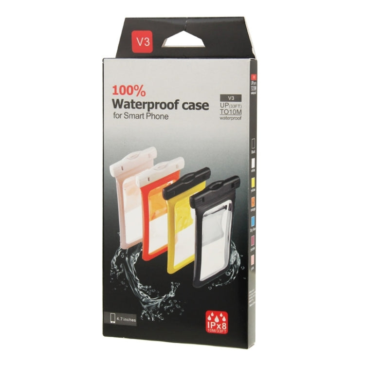 Universal IPX8 Certified to 10m Waterproof Carrying Case with Touch Responsive Front & Arm Band for iPhone 6 & 6S(Orange)