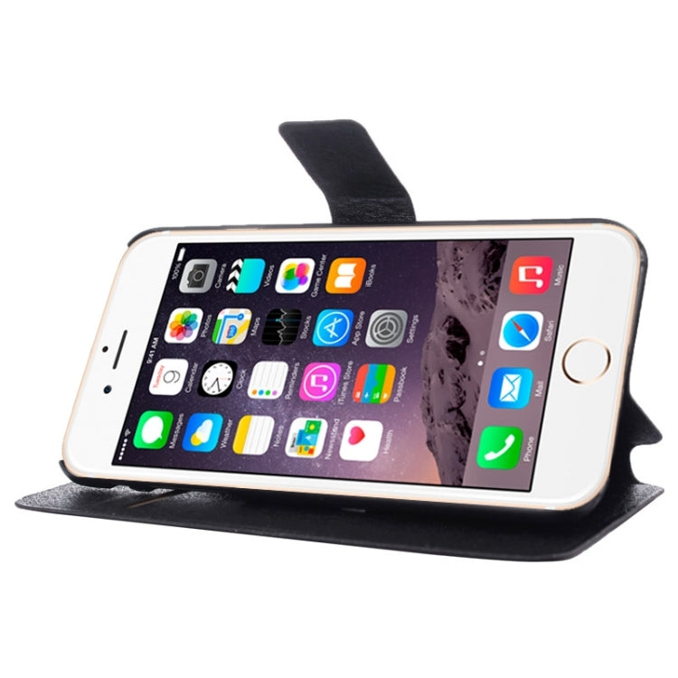 Silk Texture Horizontal Flip Leather Case with Card Slots & Holder for iPhone 6 & 6S