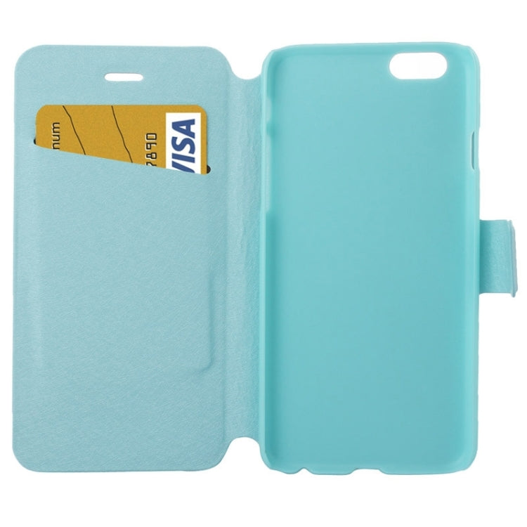 Silk Texture Horizontal Flip Leather Case with Card Slots & Holder for iPhone 6 & 6S