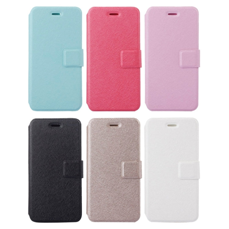 Silk Texture Horizontal Flip Leather Case with Card Slots & Holder for iPhone 6 & 6S