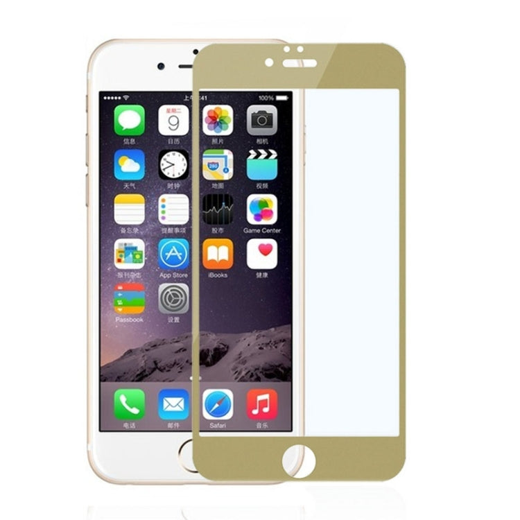 Ultrathin 0.3mm 2.5D Colorful Electroplating Anti Blue-ray Tempered Glass Film for iPhone 6