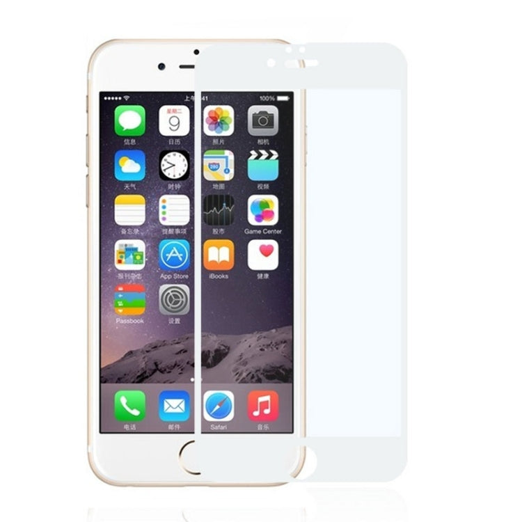 Ultrathin 0.3mm 2.5D Colorful Electroplating Anti Blue-ray Tempered Glass Film for iPhone 6