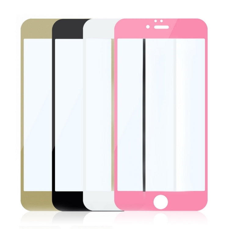 Ultrathin 0.3mm 2.5D Colorful Electroplating Anti Blue-ray Tempered Glass Film for iPhone 6