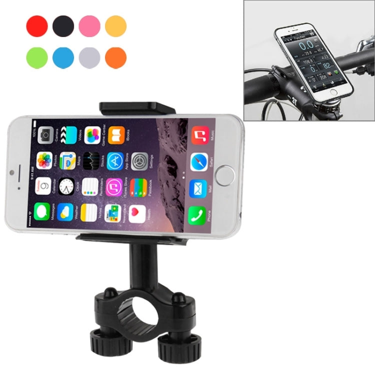 360 Degree Rotation Bicycle Phone Holder with Sucker & Clip for iPhone 6, iPhone 5 & 5C & 5S, Galaxy S6 / S5 / A7 / A5, HTC, Nokia, Sony, Clip Size: 54mm-77mm, Random Color Delivery