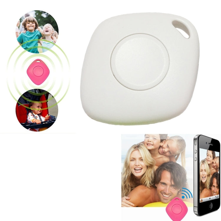 IT-02 Bluetooth 4.0 Camera Remote Shutter Anti-Lost Alarm Tracer for iOS Android System Smartphone(White)