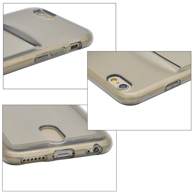 Ultrathin TPU Protective Case with Card Slot for iPhone 6