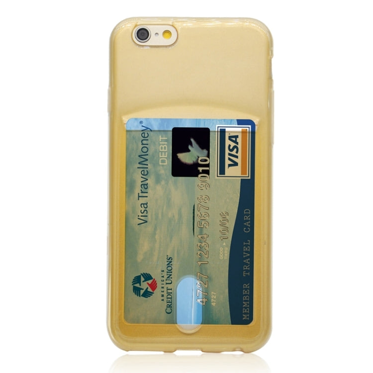 Ultrathin TPU Protective Case with Card Slot for iPhone 6
