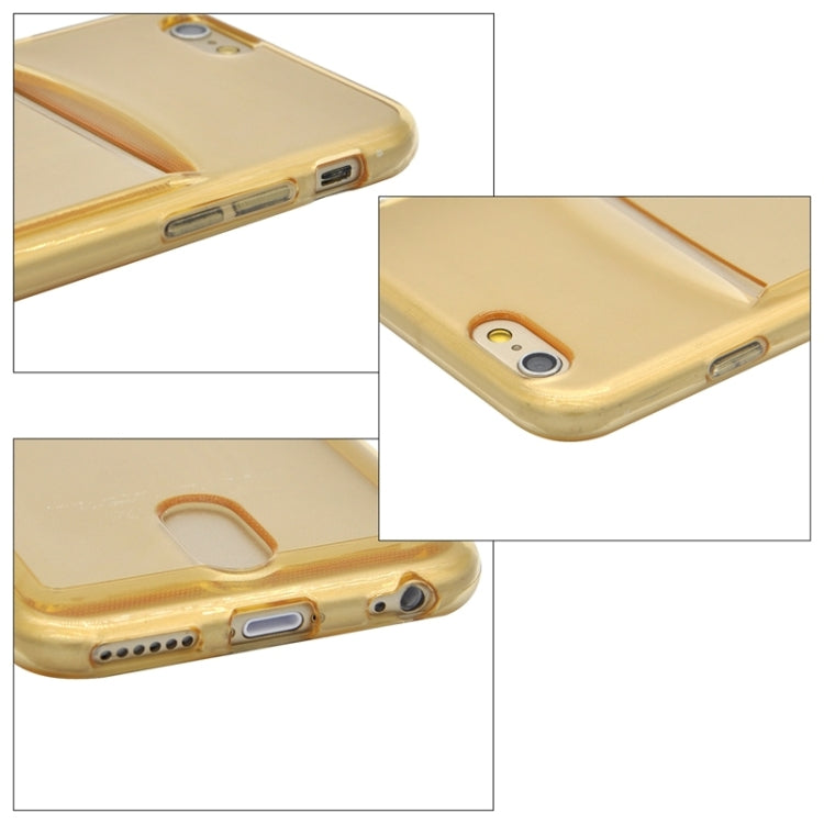 Ultrathin TPU Protective Case with Card Slot for iPhone 6