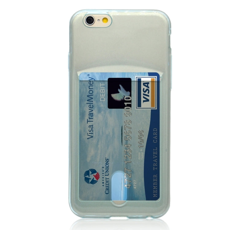 Ultrathin TPU Protective Case with Card Slot for iPhone 6