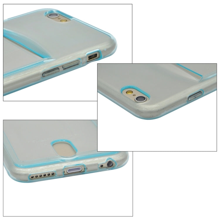 Ultrathin TPU Protective Case with Card Slot for iPhone 6