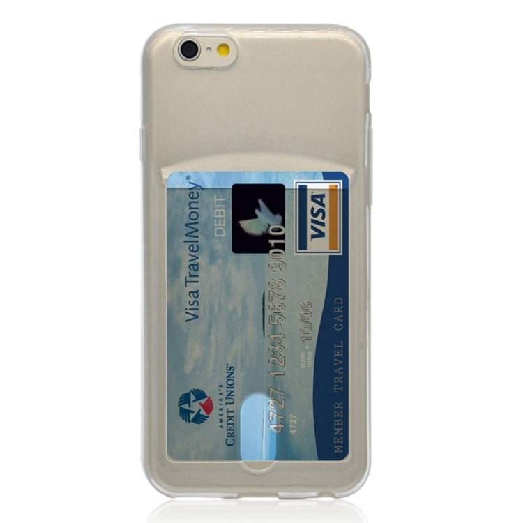 Ultrathin TPU Protective Case with Card Slot for iPhone 6