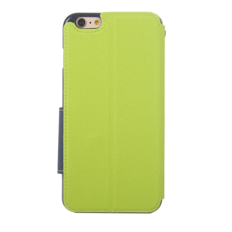 Roar Cross Texture Flip Leather Case with Holder & Card Slot & Caller ID Window for iPhone 6