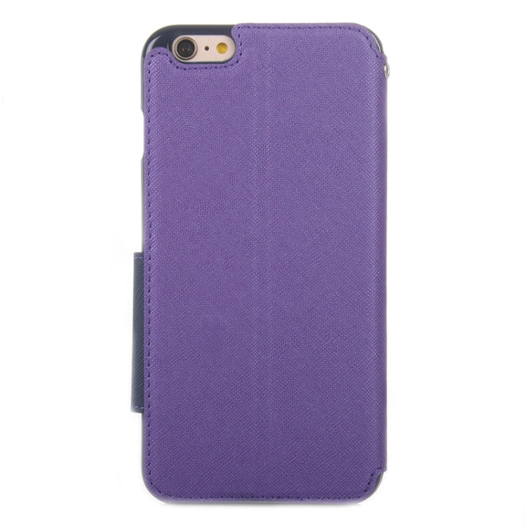 Roar Cross Texture Flip Leather Case with Holder & Card Slot & Caller ID Window for iPhone 6