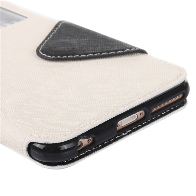 Roar Cross Texture Flip Leather Case with Holder & Card Slot & Caller ID Window for iPhone 6