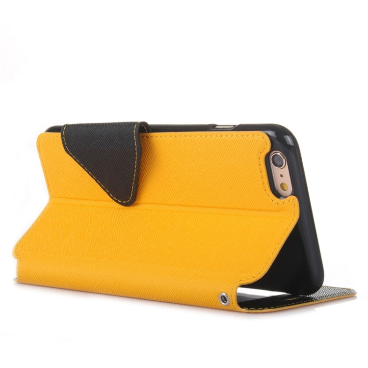 Roar Cross Texture Flip Leather Case with Holder & Card Slot & Caller ID Window for iPhone 6