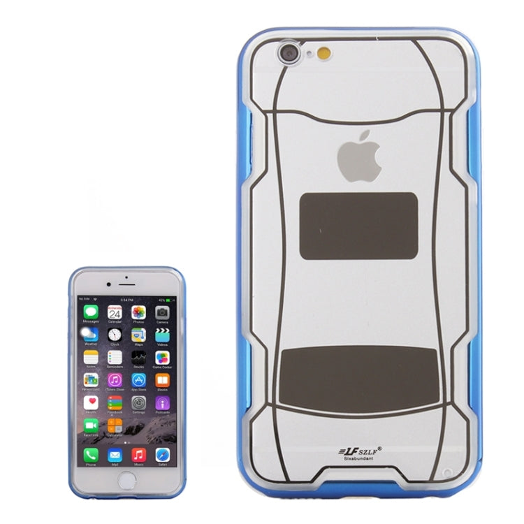 Sports Car Pattern Plating & Acrylic Combination Case for iPhone 6 & 6S
