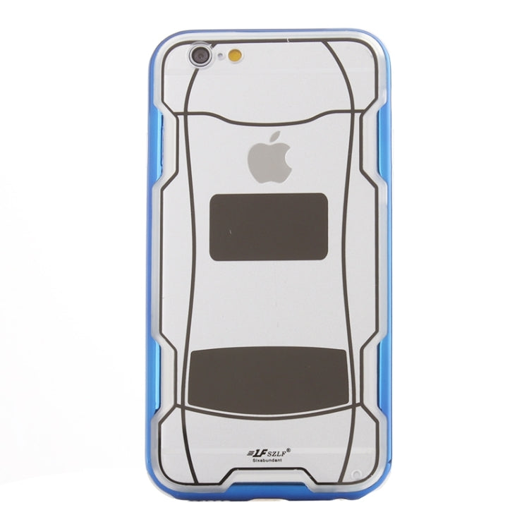 Sports Car Pattern Plating & Acrylic Combination Case for iPhone 6 & 6S