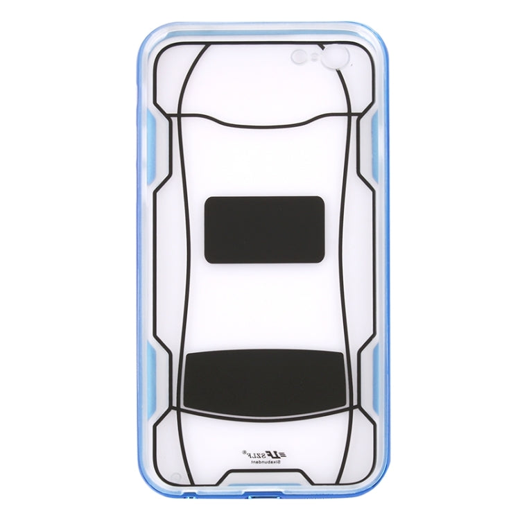 Sports Car Pattern Plating & Acrylic Combination Case for iPhone 6 & 6S