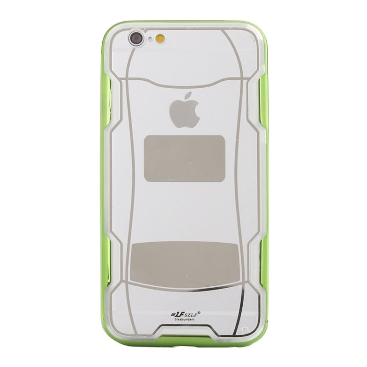 Sports Car Pattern Plating & Acrylic Combination Case for iPhone 6 & 6S