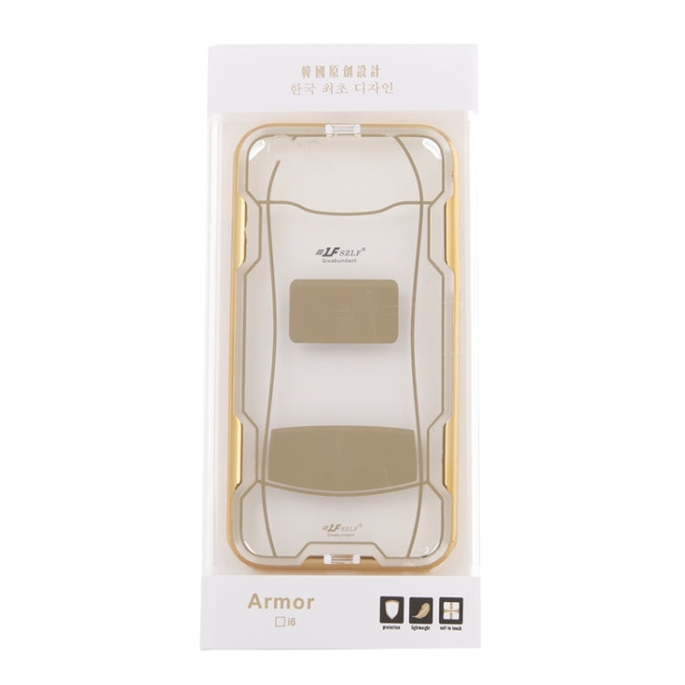 Sports Car Pattern Plating & Acrylic Combination Case for iPhone 6 & 6S