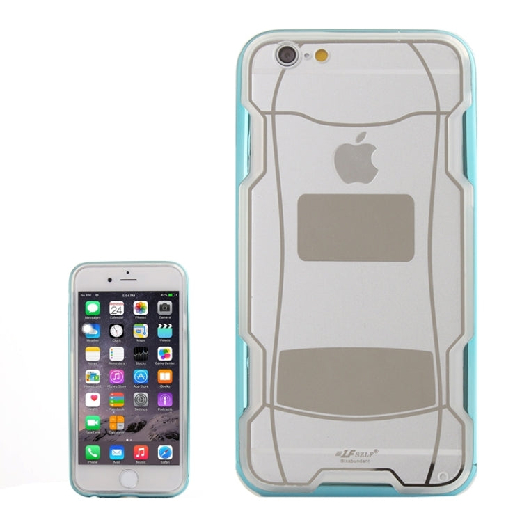 Sports Car Pattern Plating & Acrylic Combination Case for iPhone 6 & 6S