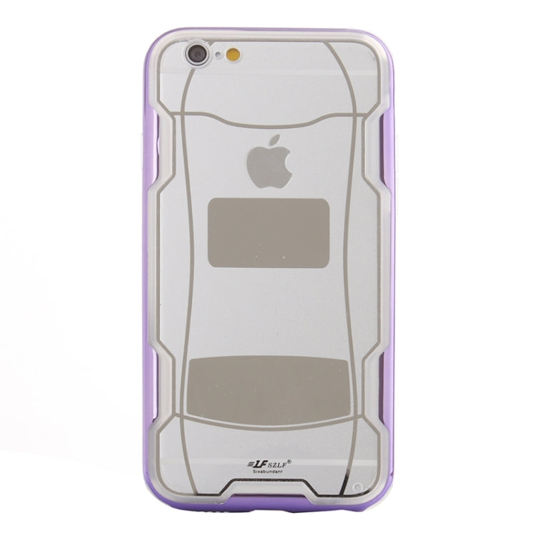 Sports Car Pattern Plating & Acrylic Combination Case for iPhone 6 & 6S