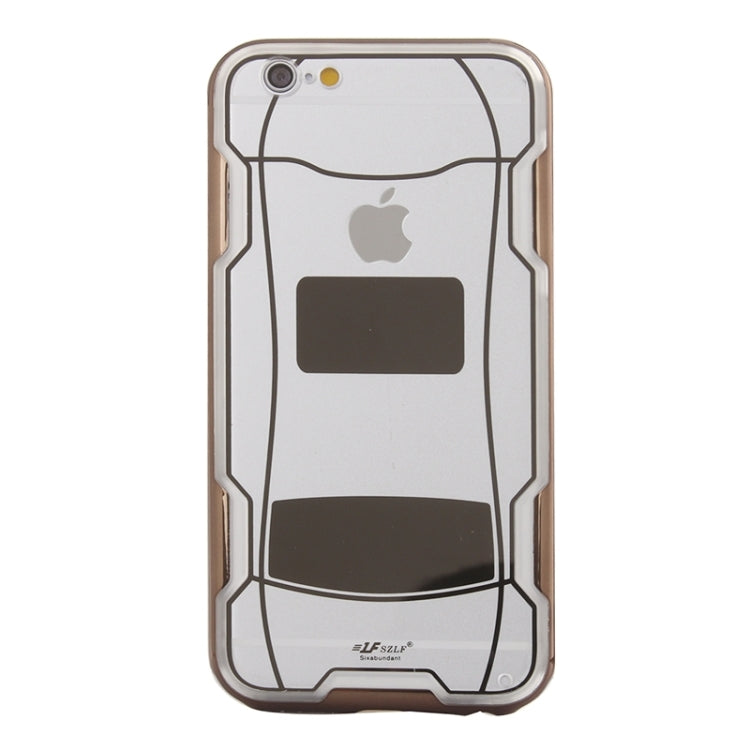 Sports Car Pattern Plating & Acrylic Combination Case for iPhone 6 & 6S