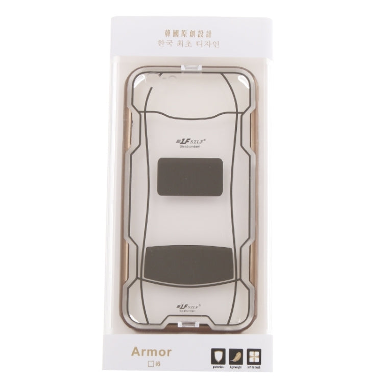 Sports Car Pattern Plating & Acrylic Combination Case for iPhone 6 & 6S
