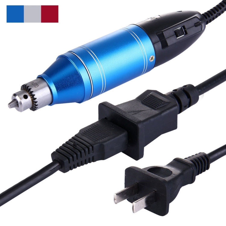 P-400 Mini Electric Grinder with Speed Regulation, 110V-120V, Drill Chuck: 0.3mm-4.0mm, Color Random Delivery