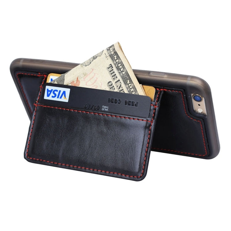 Crazy Horse Texture PU Leather + TPU + PC Case with Card Slots & Holder for iPhone 6 & 6S