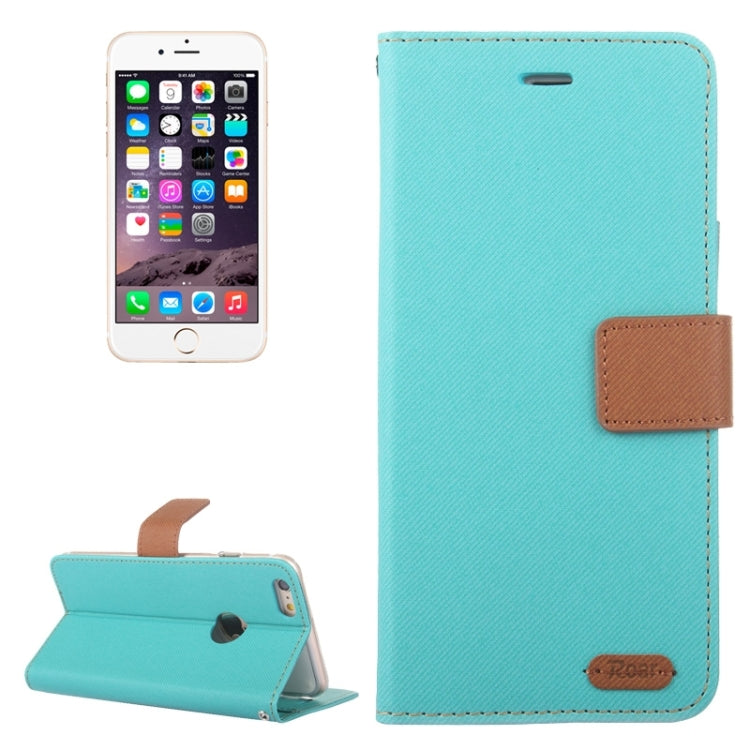 Roar Stripe Texture Leather Case with Holder & Card Slot & Wallet for iPhone 6 & 6S