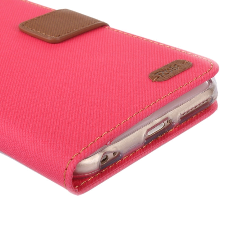 Roar Stripe Texture Leather Case with Holder & Card Slot & Wallet for iPhone 6 & 6S