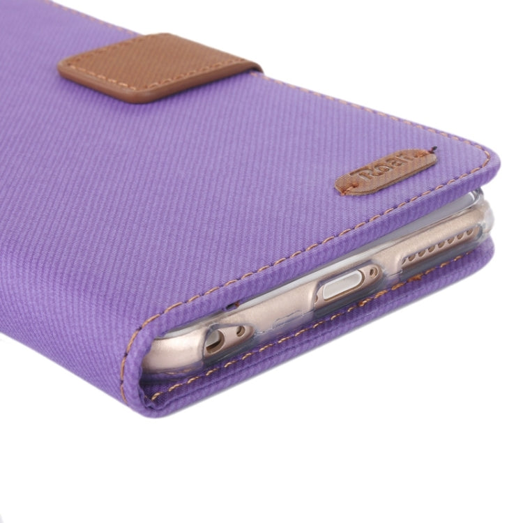 Roar Stripe Texture Leather Case with Holder & Card Slot & Wallet for iPhone 6 & 6S