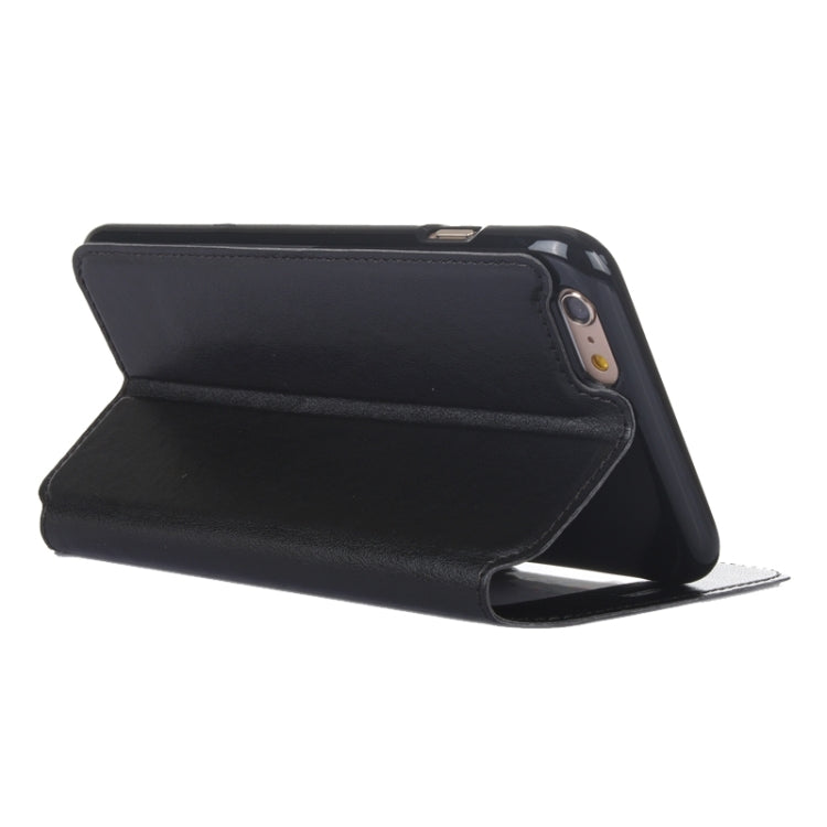 Roar Crazy Horse Texture Leather Case with Holder & Card Slot & Caller ID Display for iPhone 6 & 6S