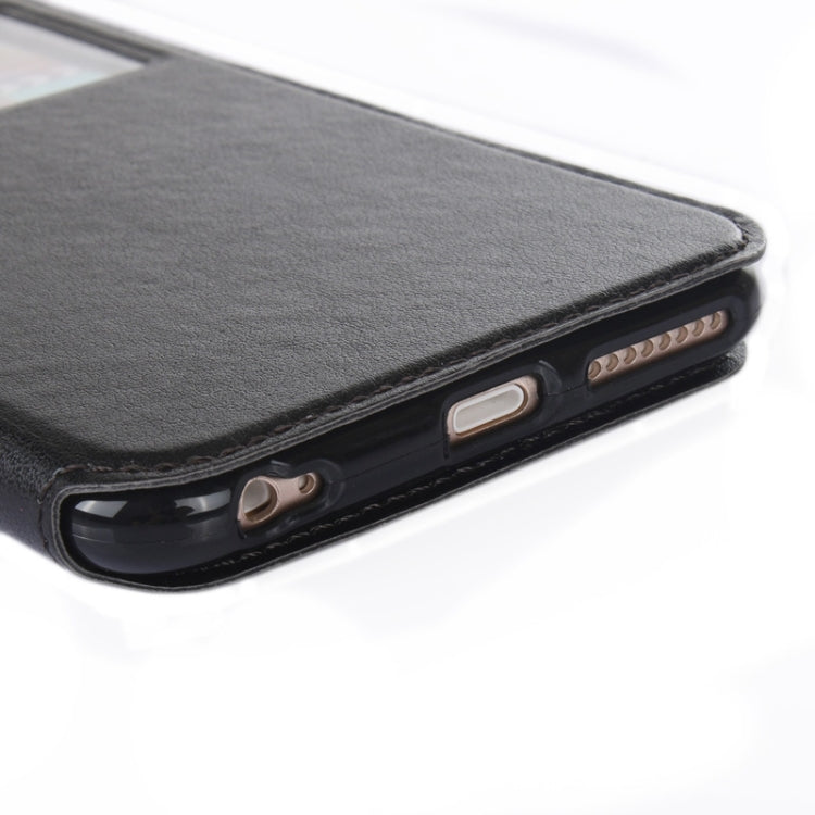 Roar Crazy Horse Texture Leather Case with Holder & Card Slot & Caller ID Display for iPhone 6 & 6S