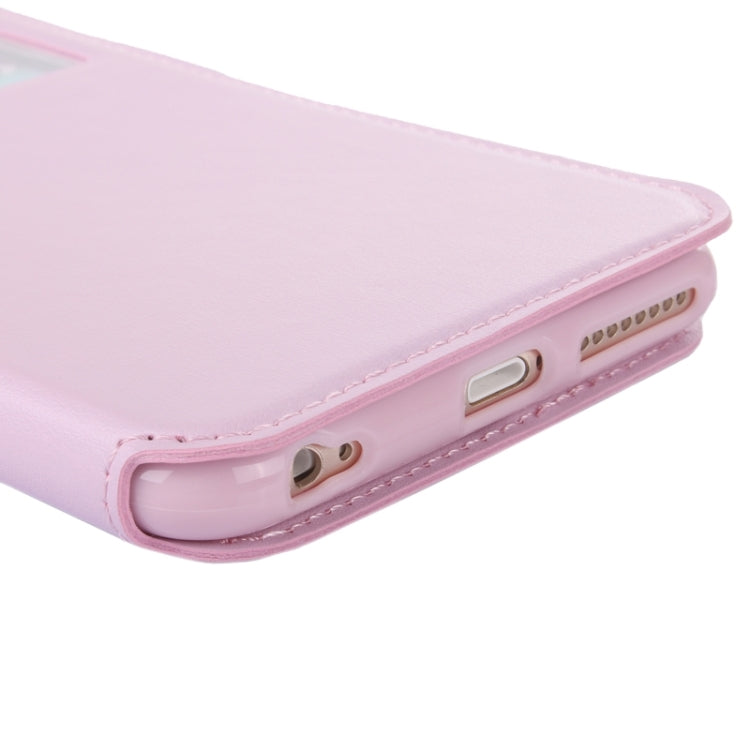 Roar Crazy Horse Texture Leather Case with Holder & Card Slot & Caller ID Display for iPhone 6 & 6S