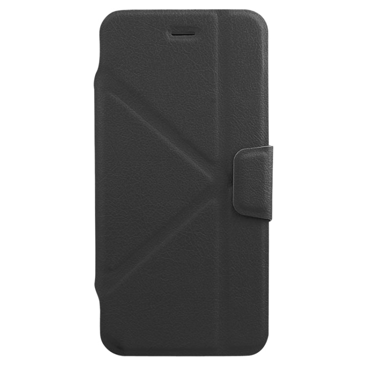 Multi-folding Crazy Horse Texture PU Leather Case with Holder for iPhone 6 & 6S