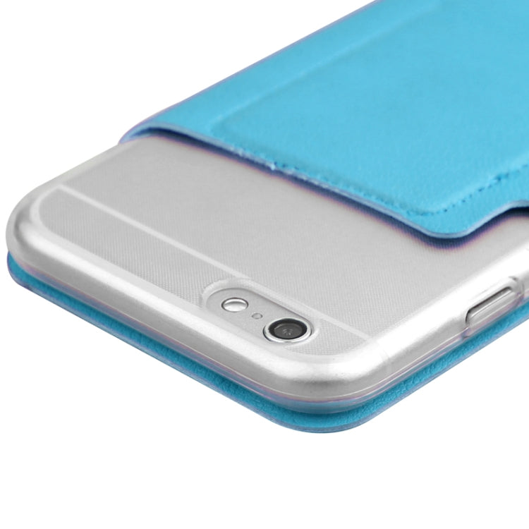 Multi-folding Crazy Horse Texture PU Leather Case with Holder for iPhone 6 & 6S